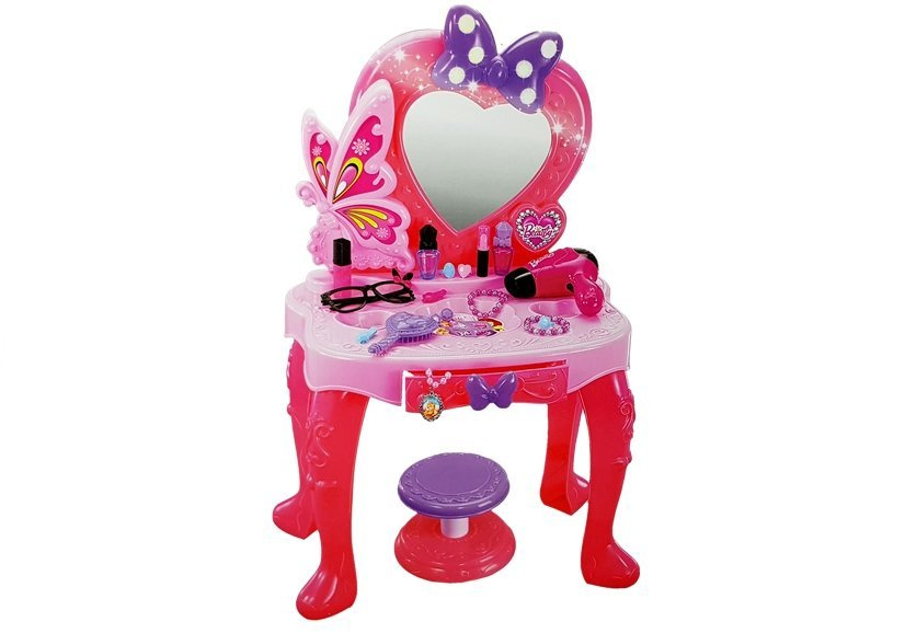 Vaikiškas grožio staliukas kidkraft 76123, rožinis