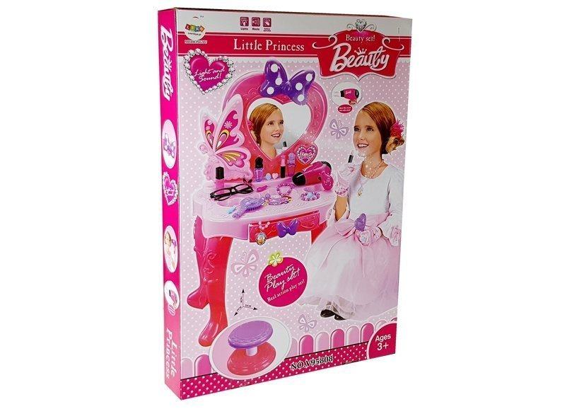 Vaikiškas grožio staliukas kidkraft 76123, rožinis