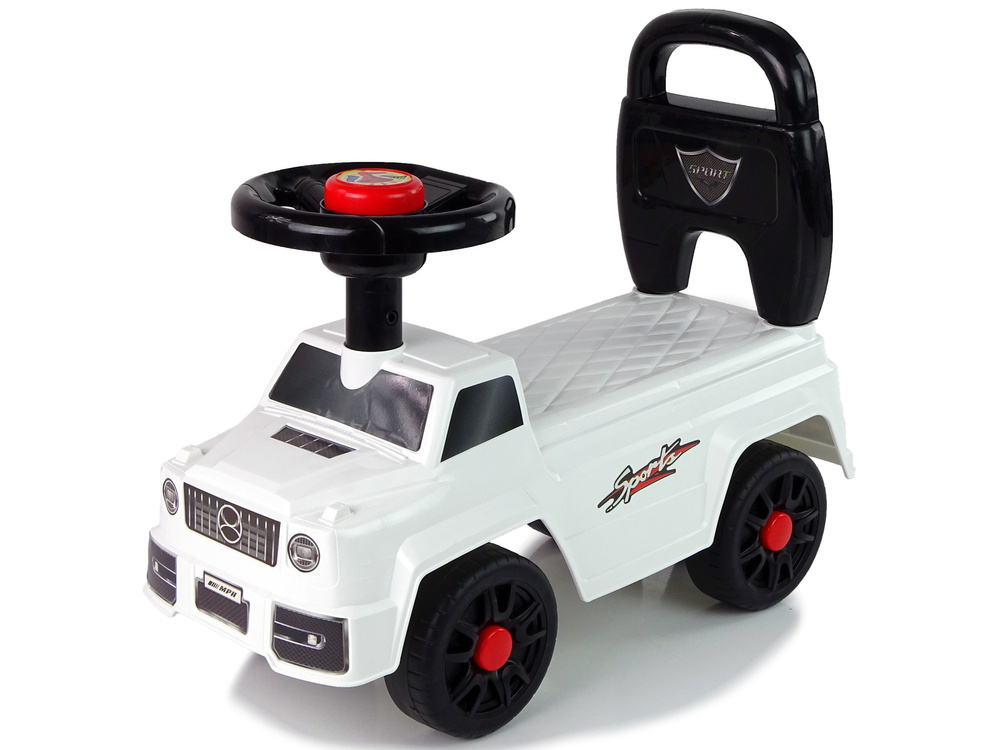 Paspiriama mašinėlė lean toys qx-5500- 2 su atlošu white