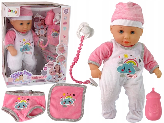 Baby doll lėlė rožinė