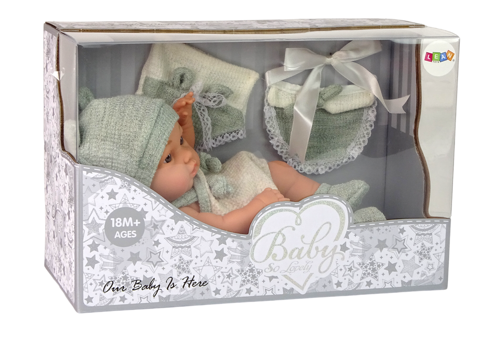 Lėlė kūdikis leantoys, 30cm