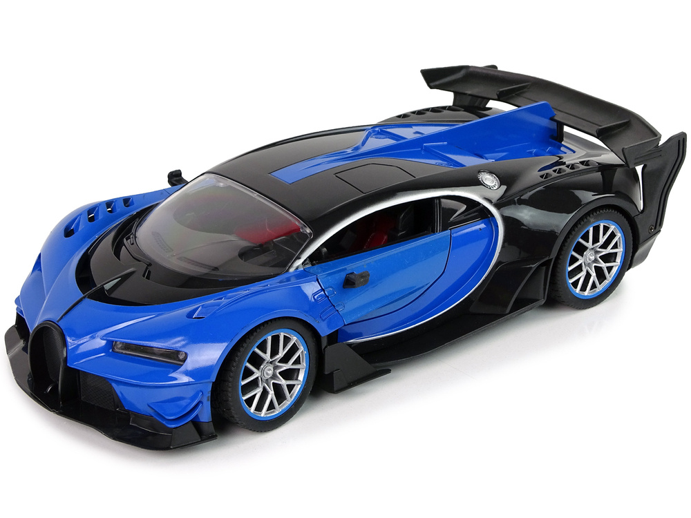 Nuotolinio valdymo sportinis automobilis su led žibintais