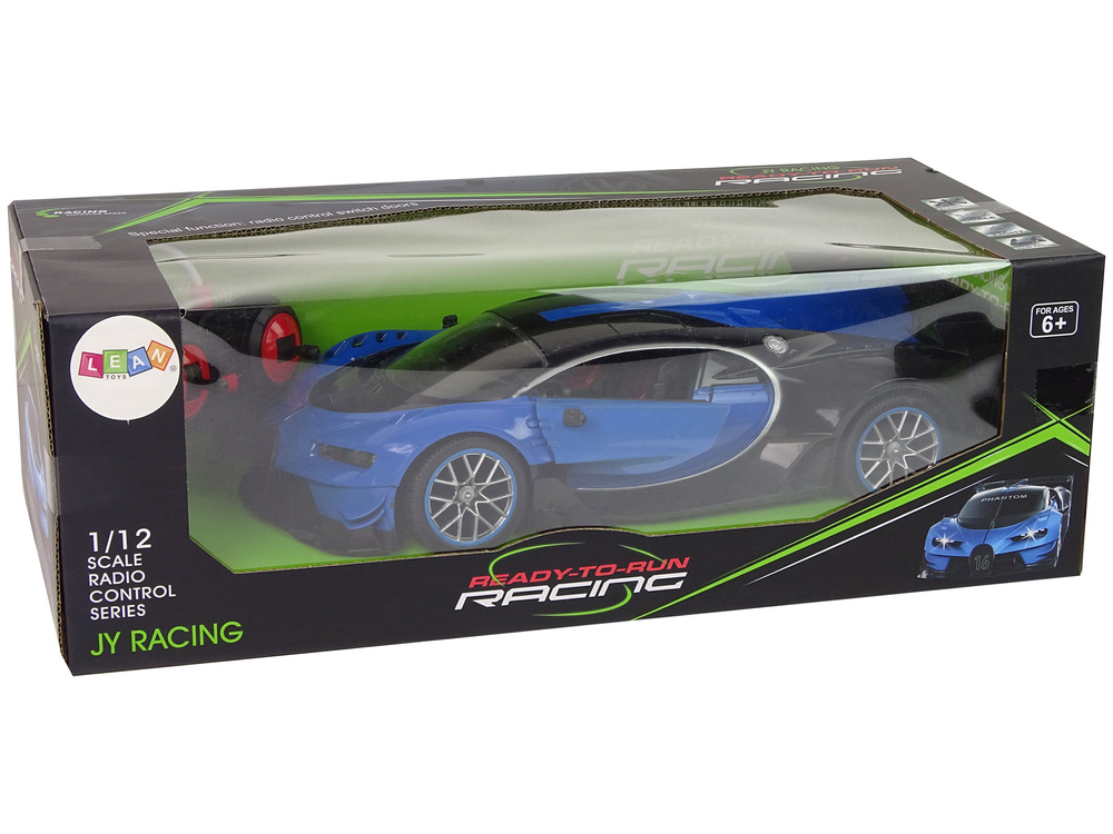 Nuotolinio valdymo sportinis automobilis su led žibintais