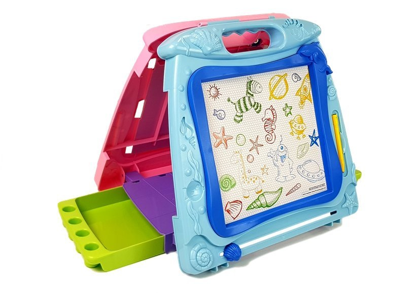 Dvipusė piešimo lenta su priedais leantoys