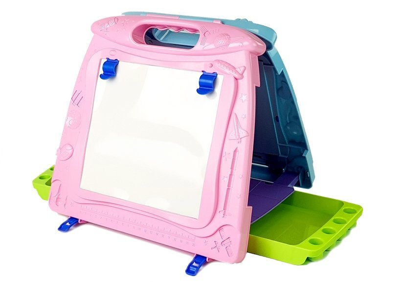 Dvipusė piešimo lenta su priedais leantoys