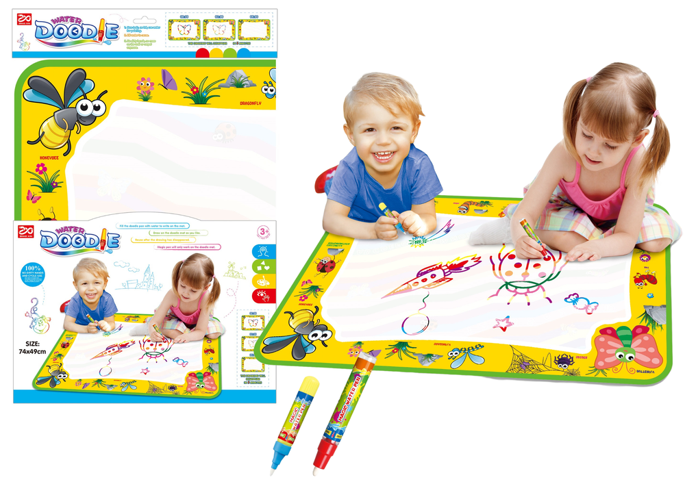Piešimo kilimėlis water doodle xxl ir vandens rašiklis