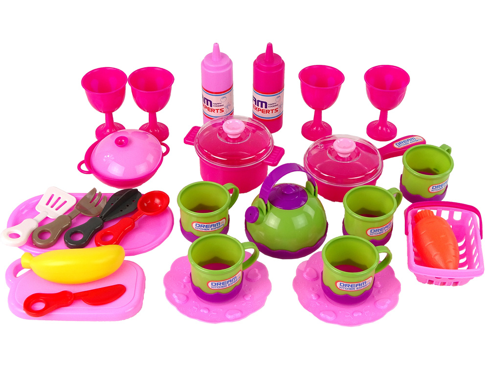 Žaislinis indų rinkinys vaikams lean toys 31 dalis