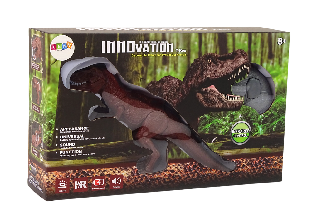 Lean toys dinozauras tyrannosaurus rex nuotoliniu būdu valdomas