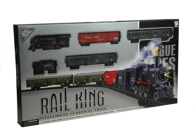 Rail king žaislinis traukinio rinkinys