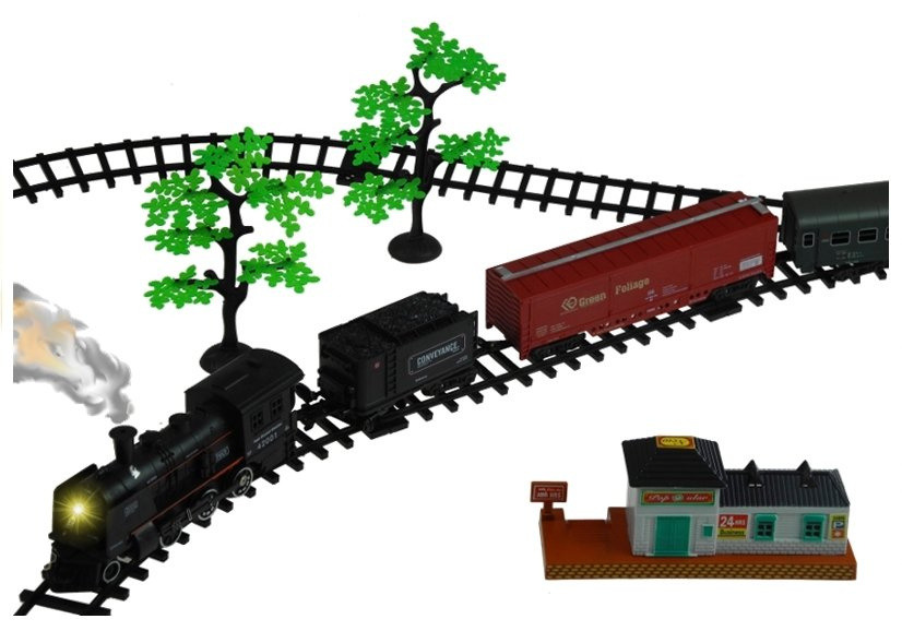 Rail king žaislinis traukinio rinkinys
