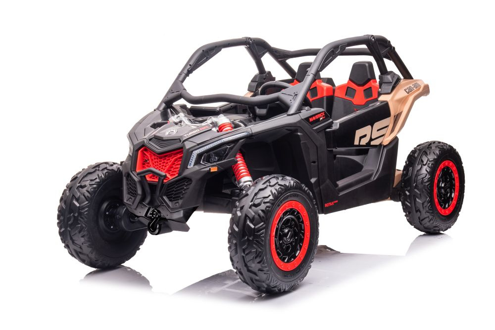 Dvivietis vaikiškas elektromobilis buggy dk-ca001, pilkas