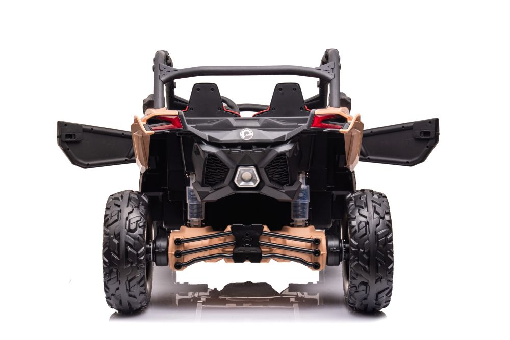 Dvivietis vaikiškas elektromobilis buggy dk-ca001, pilkas