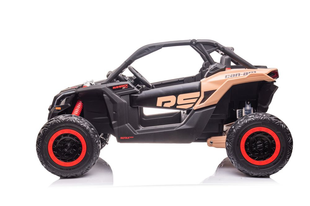 Dvivietis vaikiškas elektromobilis buggy dk-ca001, pilkas