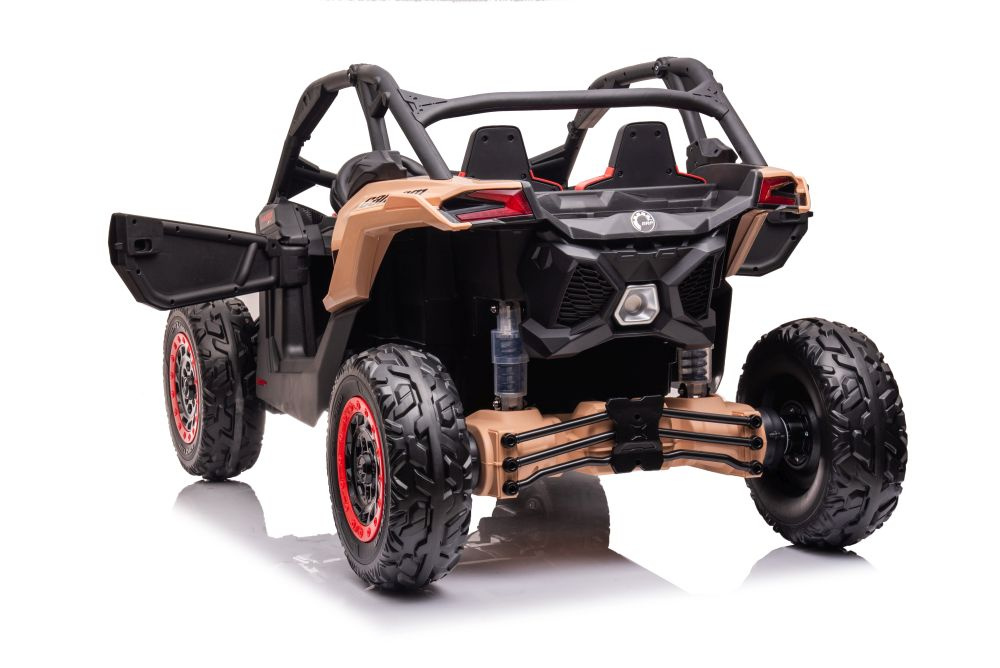 Dvivietis vaikiškas elektromobilis buggy dk-ca001, pilkas