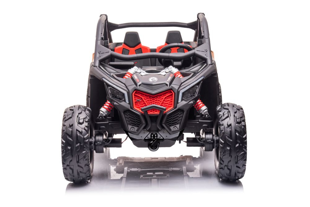 Dvivietis vaikiškas elektromobilis buggy dk-ca001, pilkas