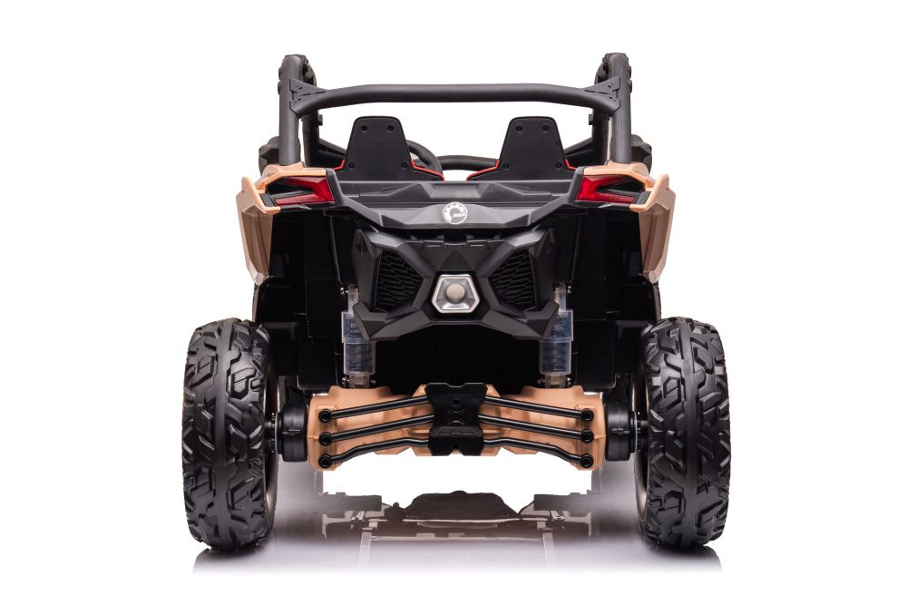 Dvivietis vaikiškas elektromobilis buggy dk-ca001, pilkas