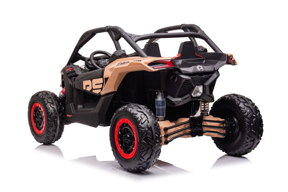 Dvivietis vaikiškas elektromobilis buggy dk-ca001, pilkas