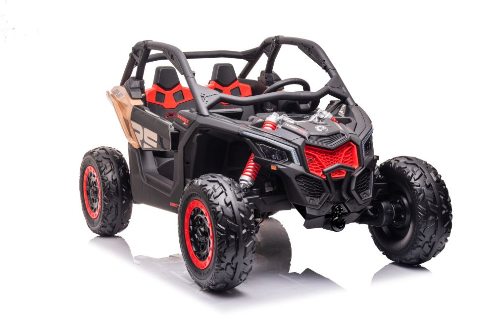 Dvivietis vaikiškas elektromobilis buggy dk-ca001, pilkas