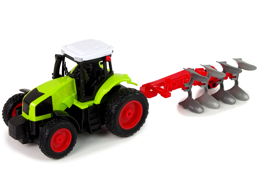 Nuotoliniu būdu valdomas traktorius lean toys 1:16