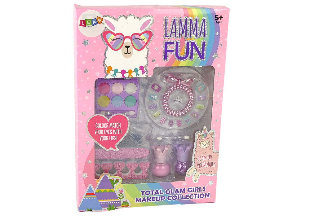 Makiažo rinkinys happy lama, rožinis