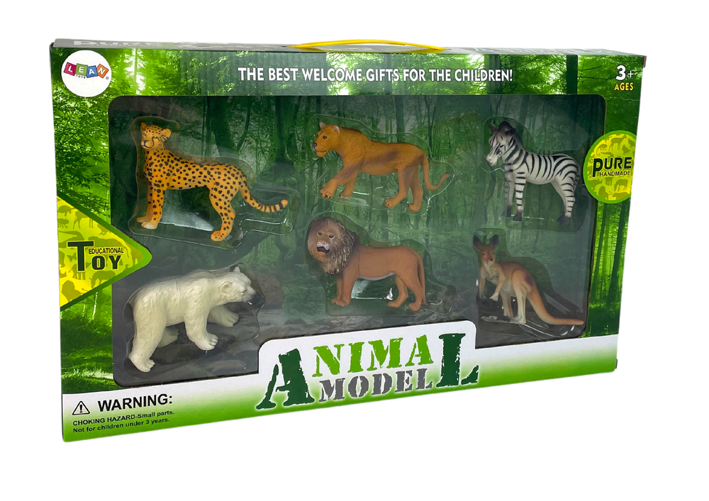 Figūrėlių rinkinys afrikos gyvūnai lean toys