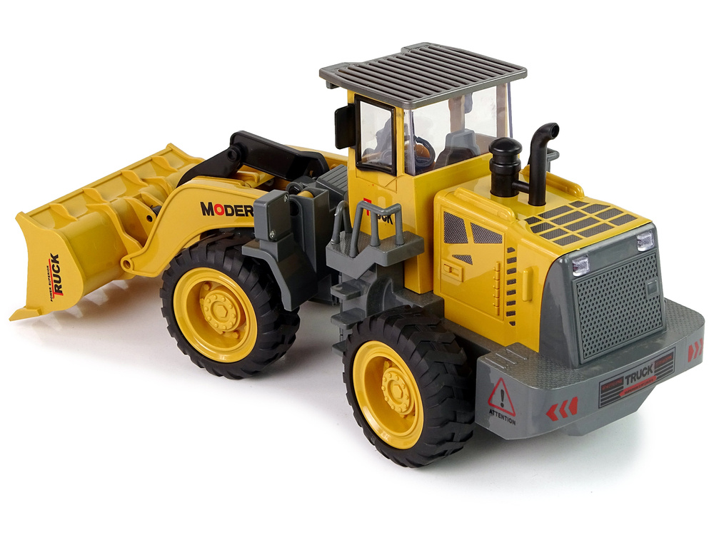 Lean toys didžiulis ekskavatoriaus su įkrovikliu r/c led nuotoliniu būdu valdomas.
