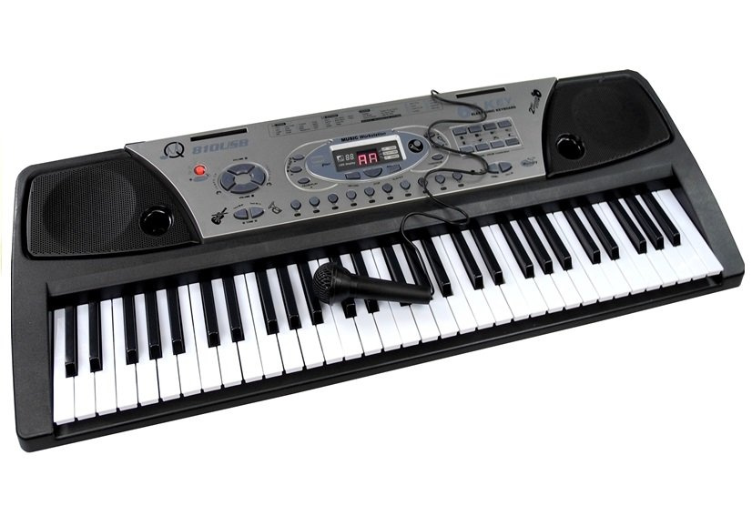 Pianinas su mikrofonu mq-810 mp3