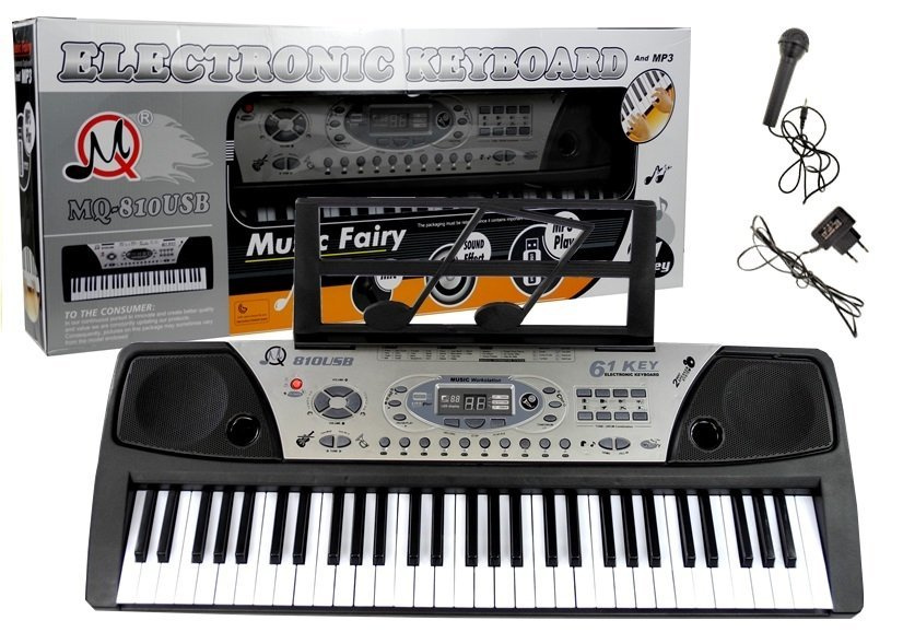 Pianinas su mikrofonu mq-810 mp3