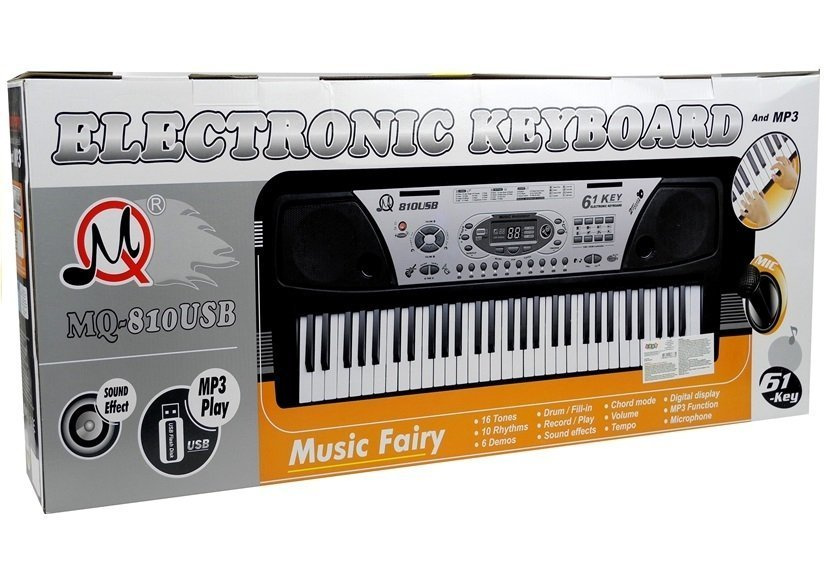 Pianinas su mikrofonu mq-810 mp3