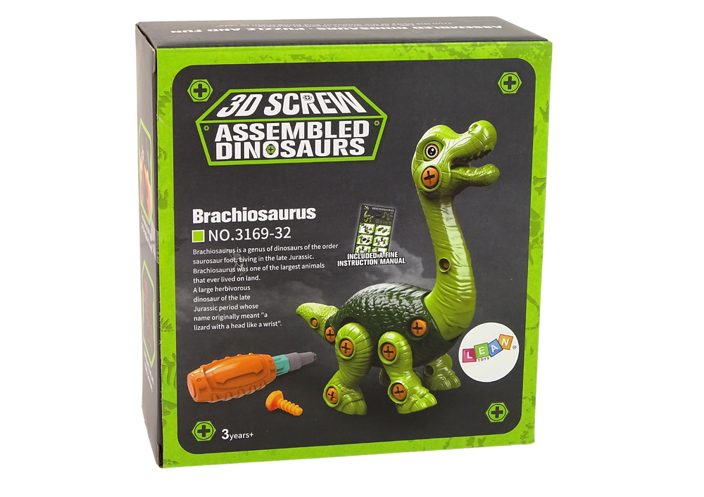 Išardomas dinozauras brachiosaurus lean toys