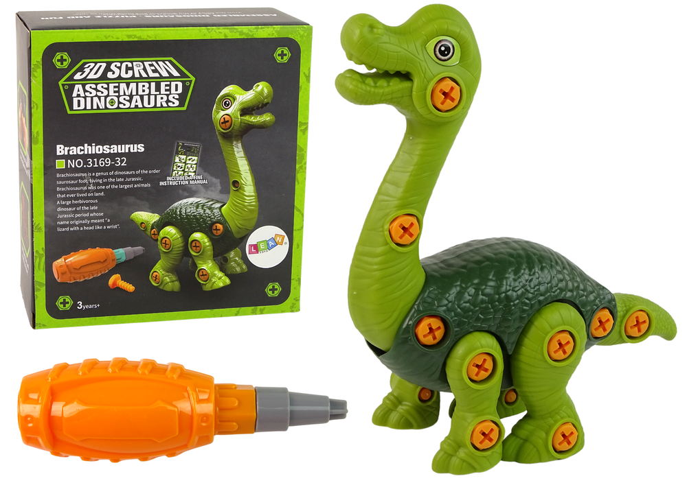 Išardomas dinozauras brachiosaurus lean toys
