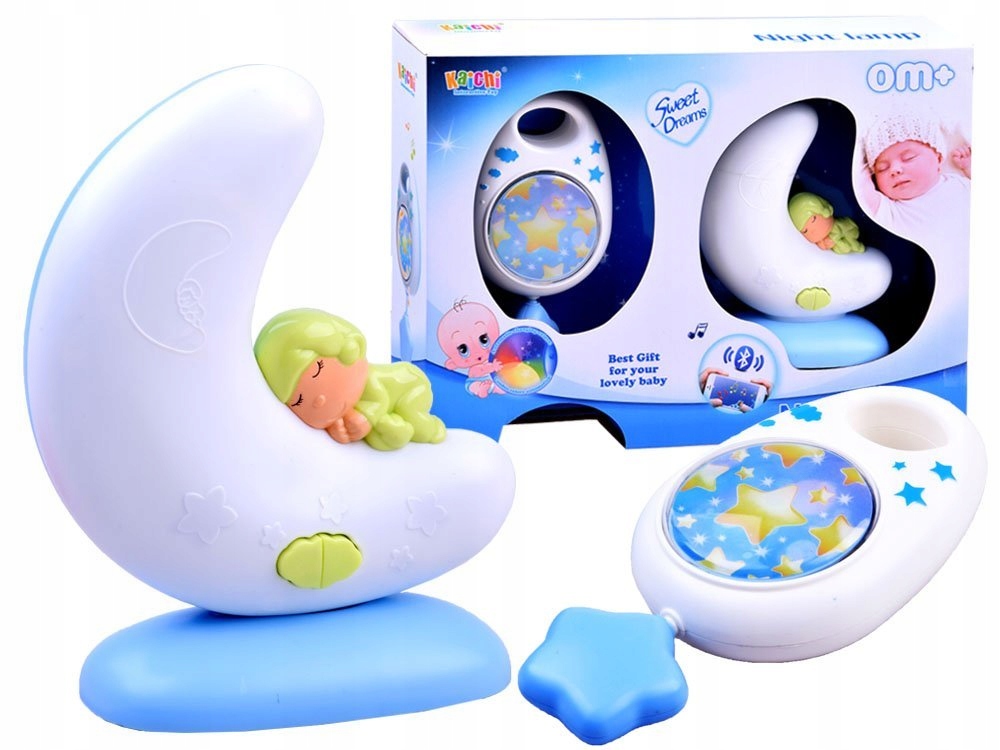 2in1 muzikinė dėžutė + naktinė lemputė su Bluetooth, rožinė