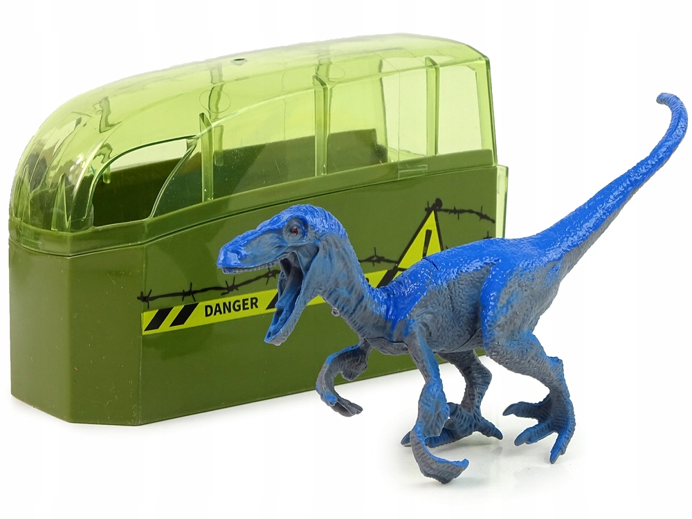 Automobilis su priekaba ir dinozauru Diy