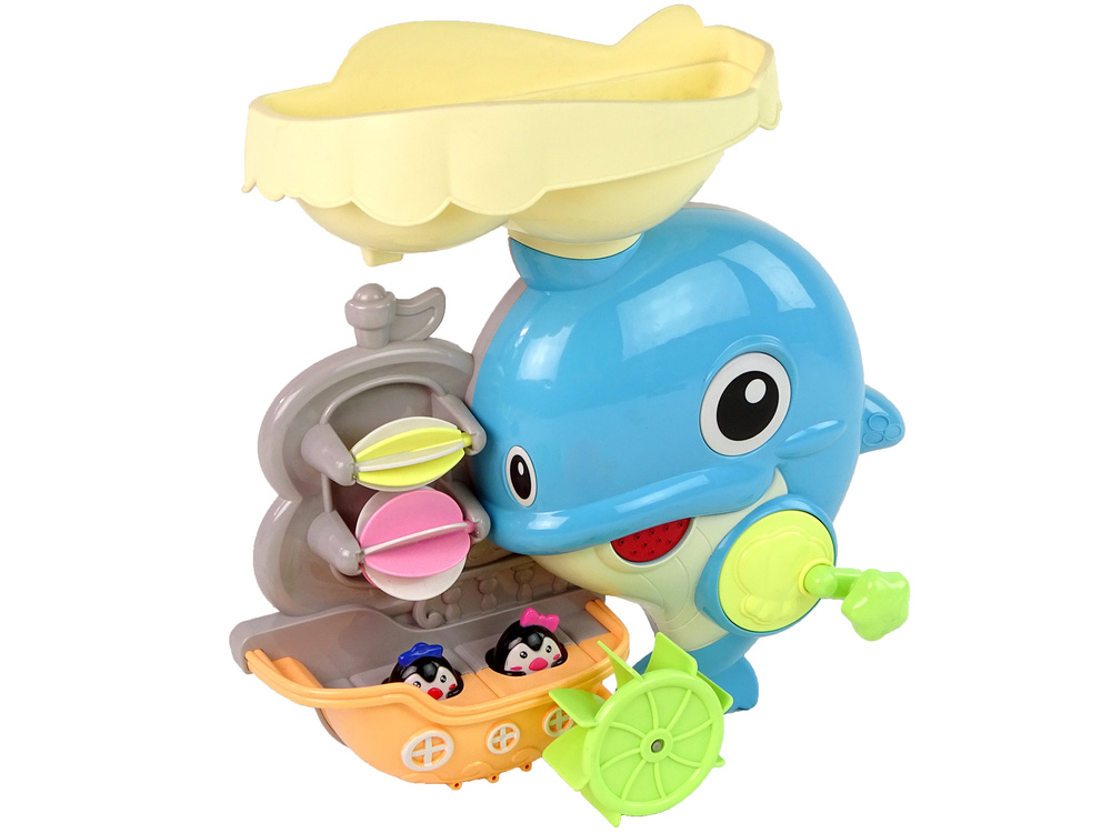 Vonios žaislas lean toys funny dolphin