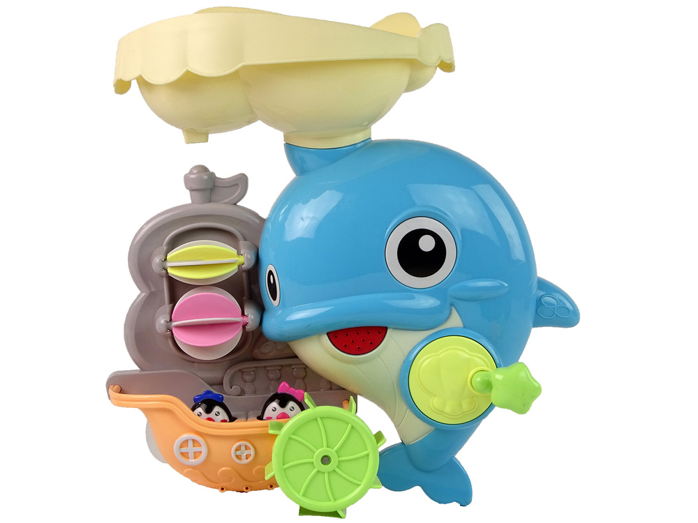 Vonios žaislas lean toys funny dolphin