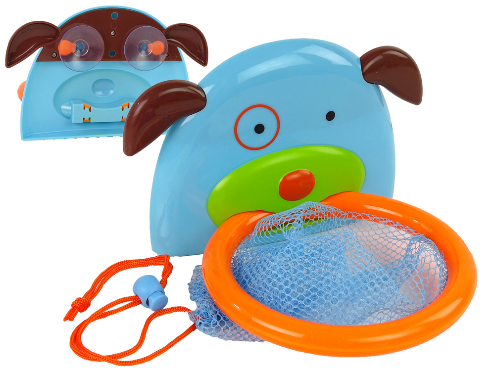 Vonios žaislų rinkinys mini krepšinis lean toys, 5d.