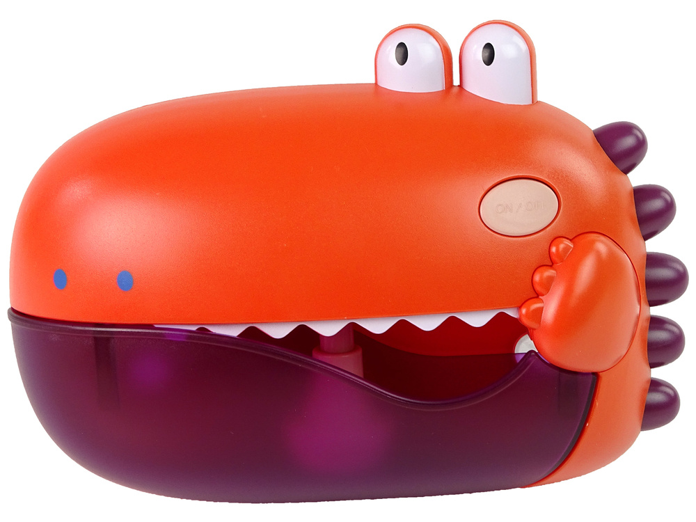 Muilo burbulų žaislas maudynėms dinozauras leantoys, raudonas