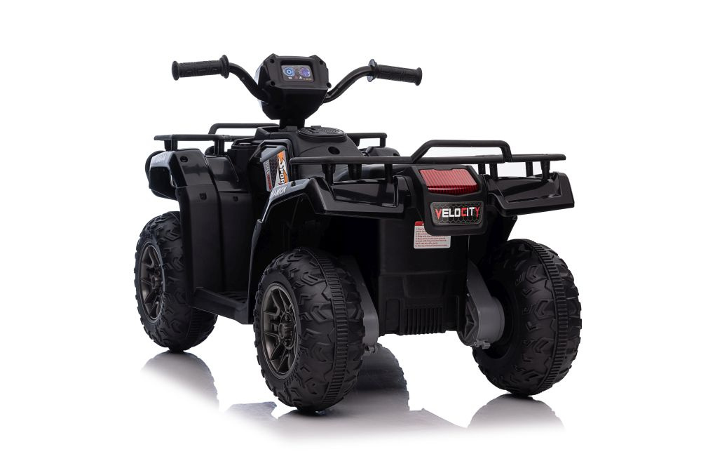Vienvietis vaikiškas elektromobilis quad jc915, juodas