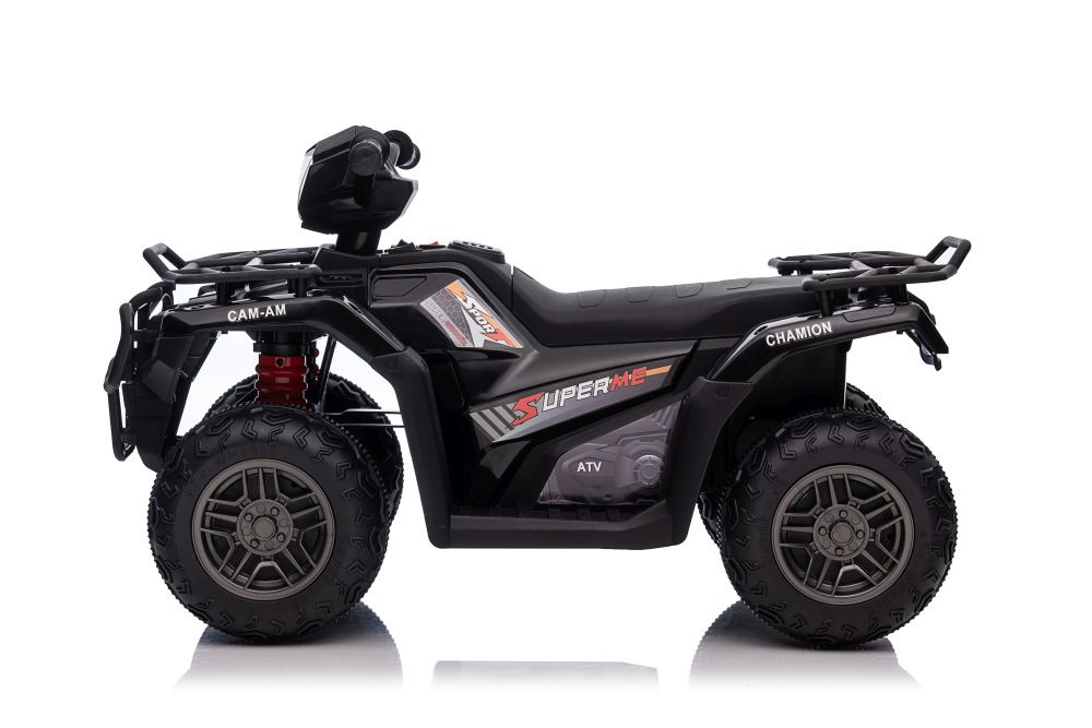 Vienvietis vaikiškas elektromobilis quad jc915, juodas