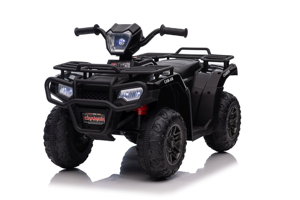 Vienvietis vaikiškas elektromobilis quad jc915, juodas