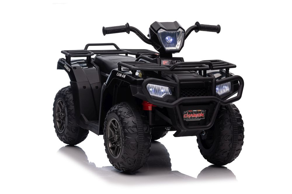 Vienvietis vaikiškas elektromobilis quad jc915, juodas
