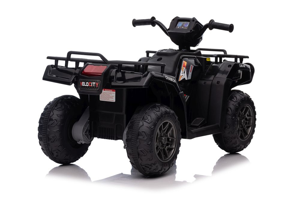 Vienvietis vaikiškas elektromobilis quad jc915, juodas