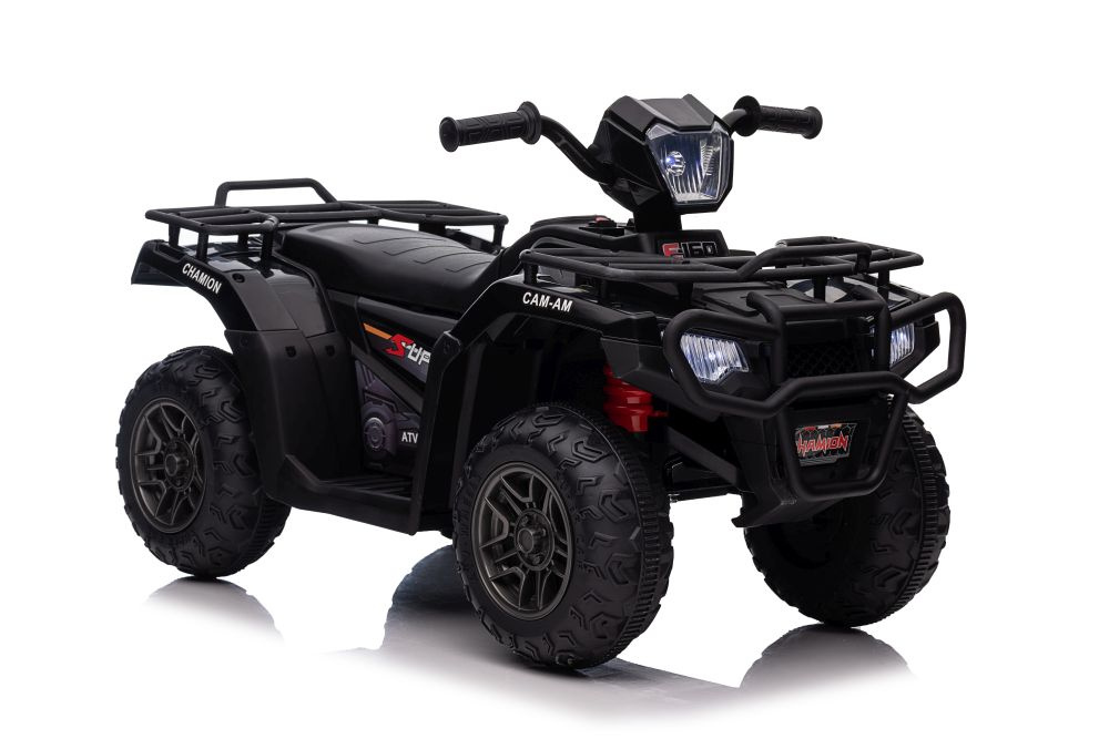 Vienvietis vaikiškas elektromobilis quad jc915, juodas