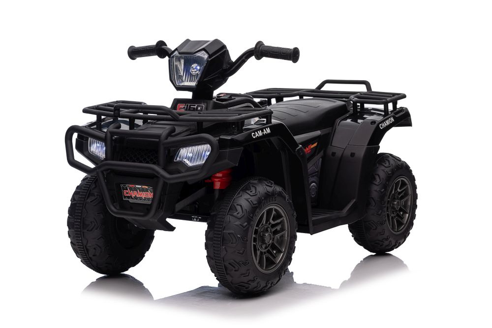 Vienvietis vaikiškas elektromobilis quad jc915, juodas