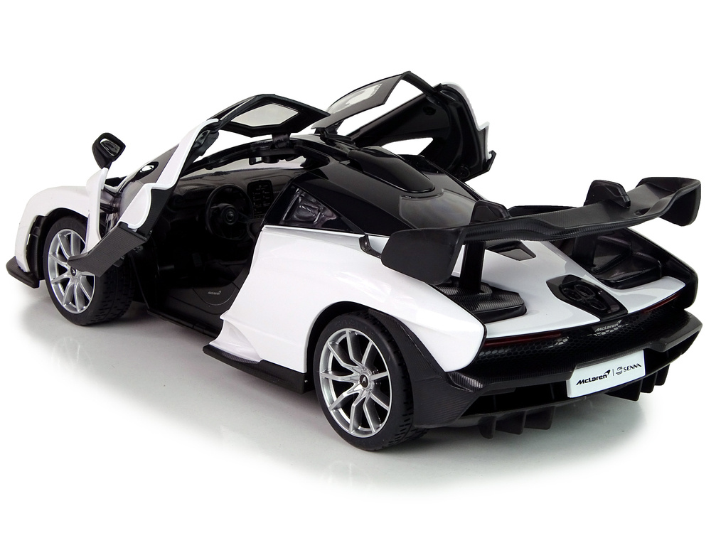 Nuotoliniu būdu valdomas automobilis r/c mclaren senna rastar 1:14, baltas