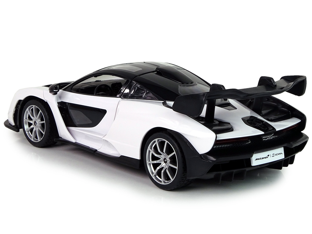 Nuotoliniu būdu valdomas automobilis r/c mclaren senna rastar 1:14, baltas