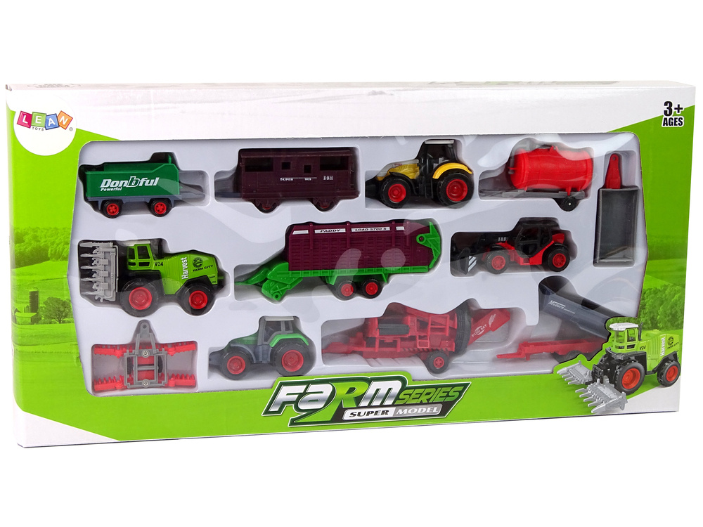 Žemės ūkio transporto priemonių rinkinys lean toys