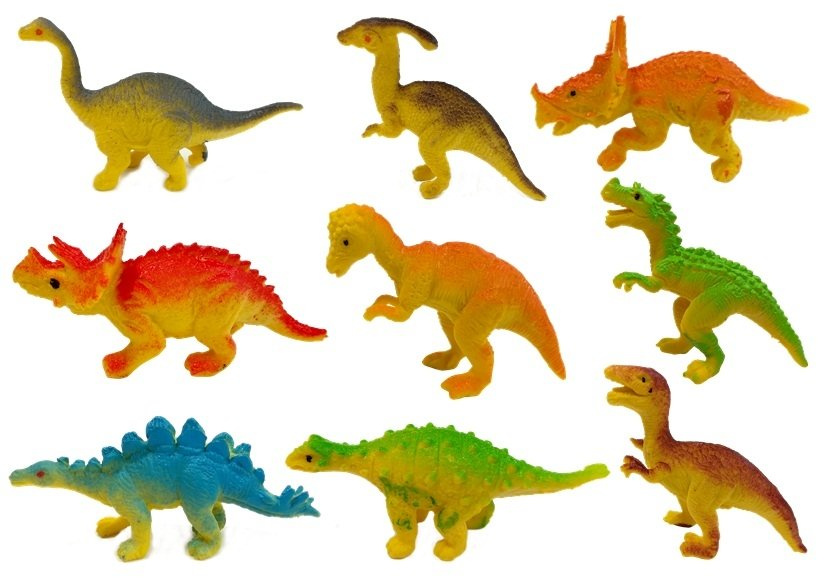 Žaislinis sunkvežimis su dinozaurais ir rūšiavimo funkcija