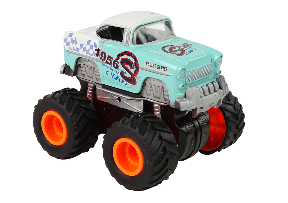 Mašinėlės 4x4 klasikinis didelių ratų modelis