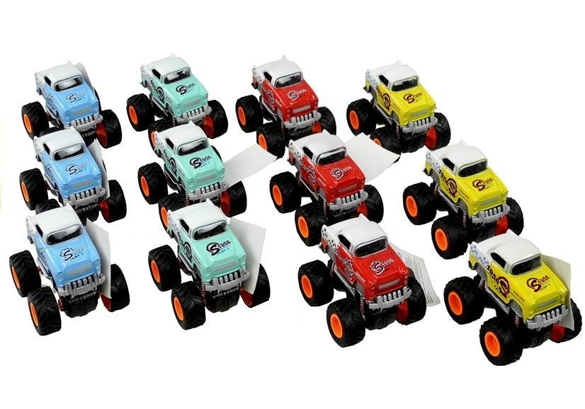 Mašinėlės 4x4 klasikinis didelių ratų modelis